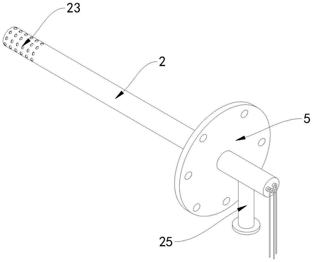 Pathogen zero-emission tail gas treatment device