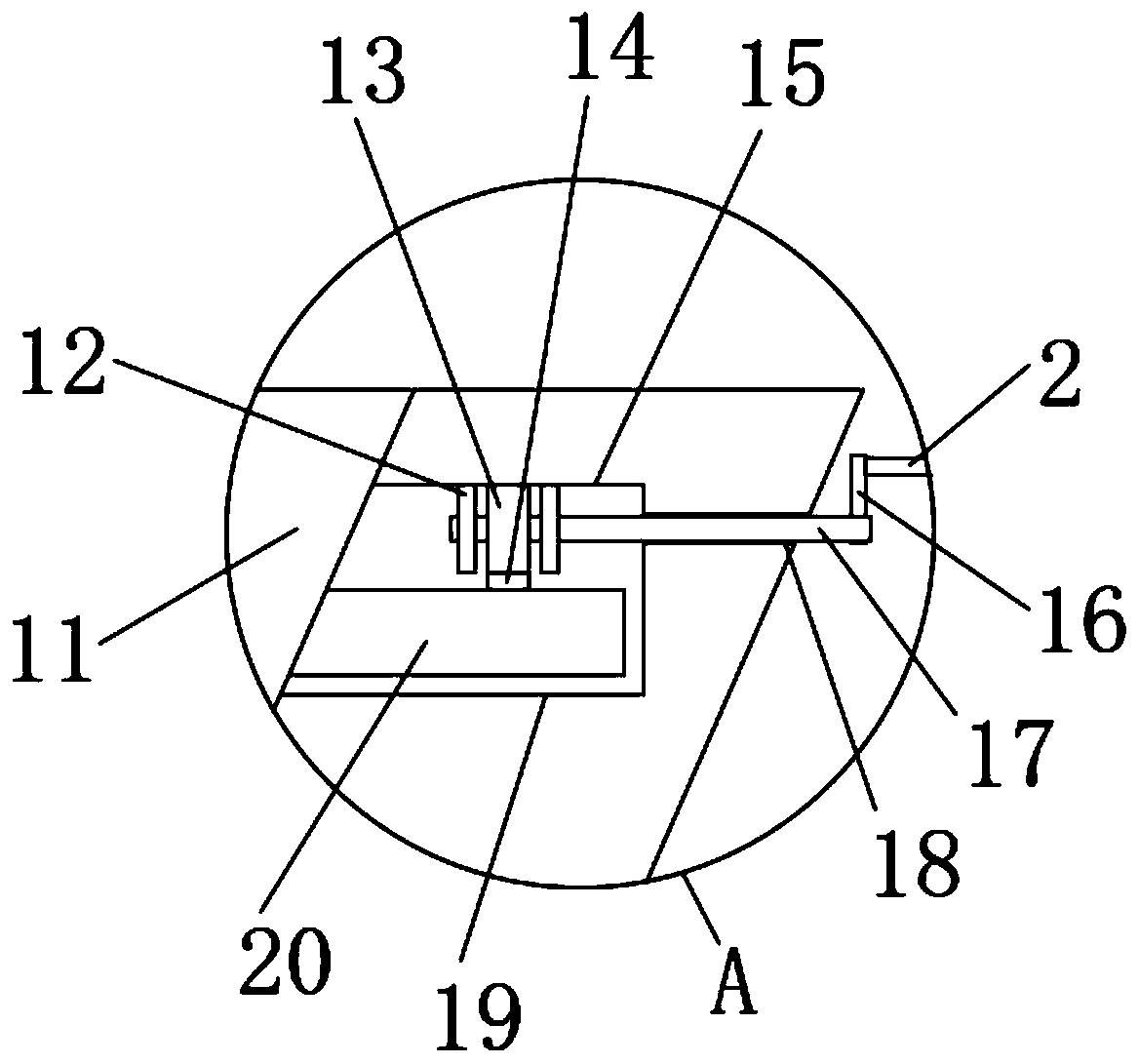 Rainwater treatment and recycling water purification device