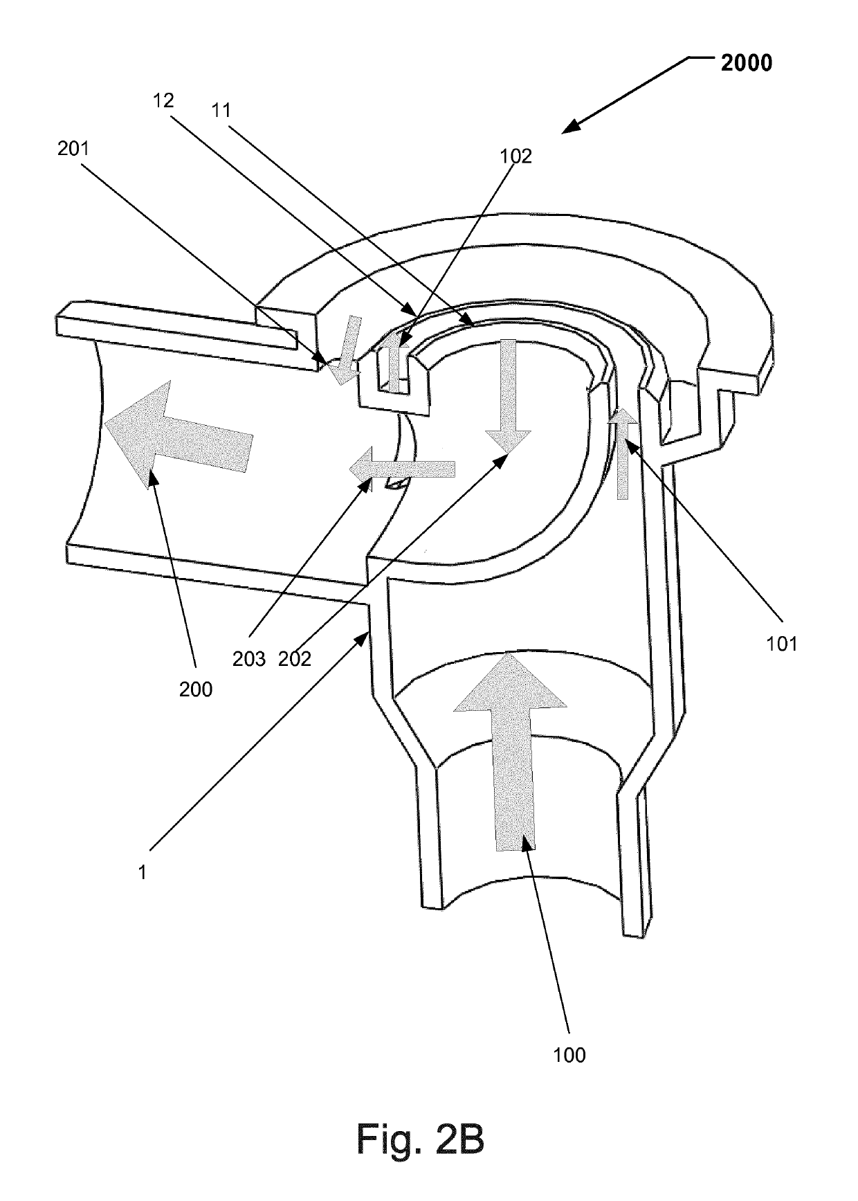 Valve for controlling a flow