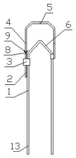 Rod rack with adjustable pitch angle