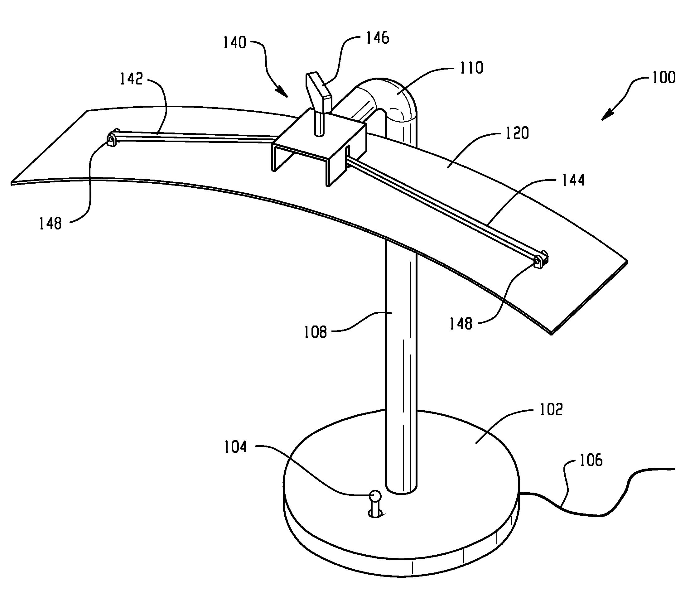 Conformal OLED luminaire with color control