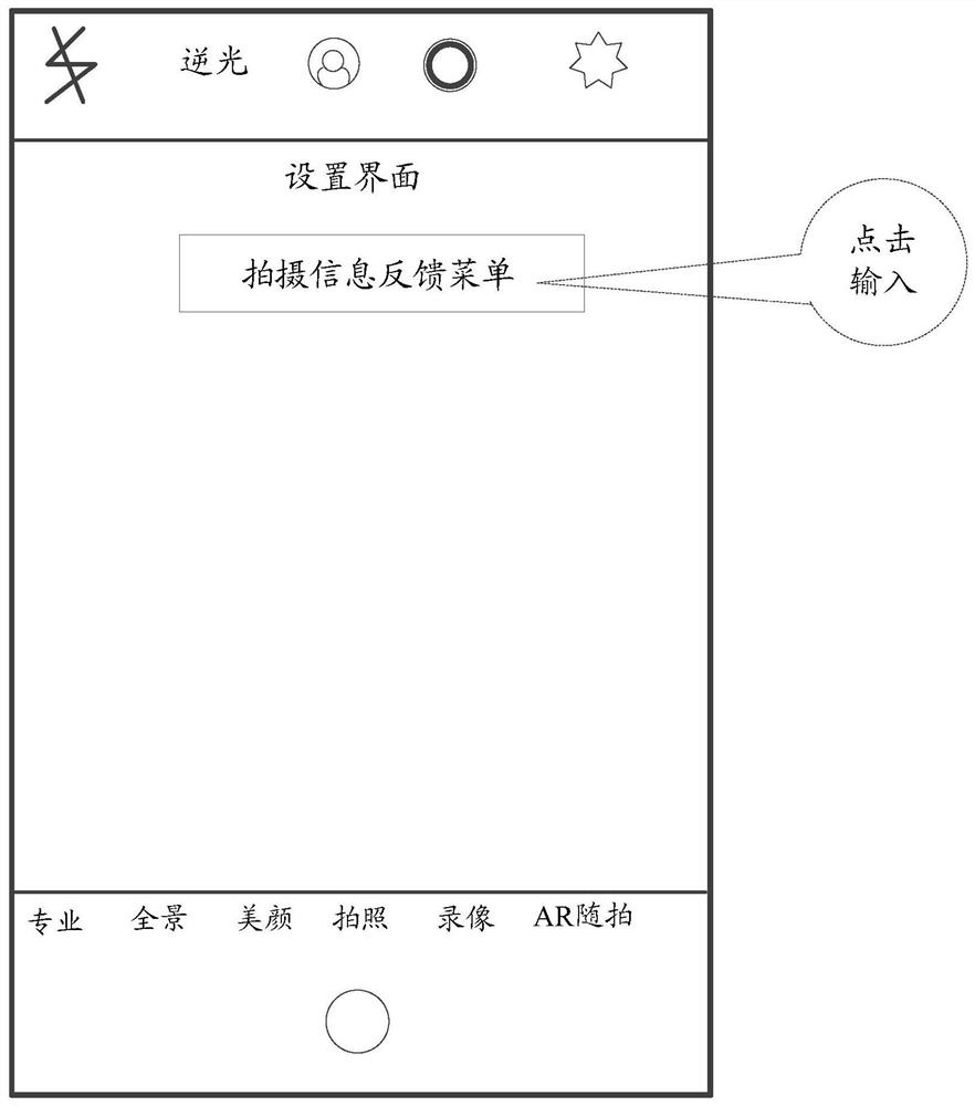 Image information feedback method and terminal equipment