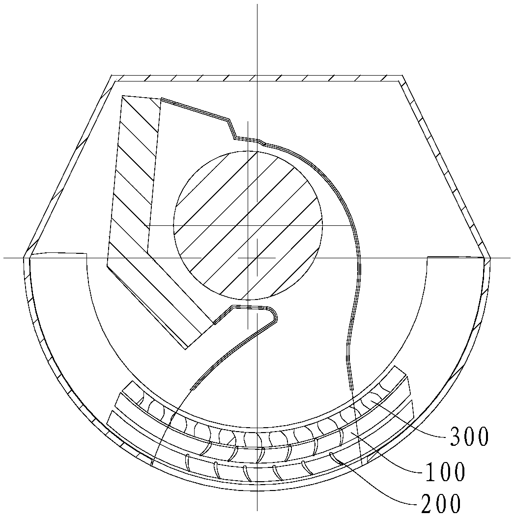 Air conditioner with multi-layer air guide structure and air outlet control method thereof