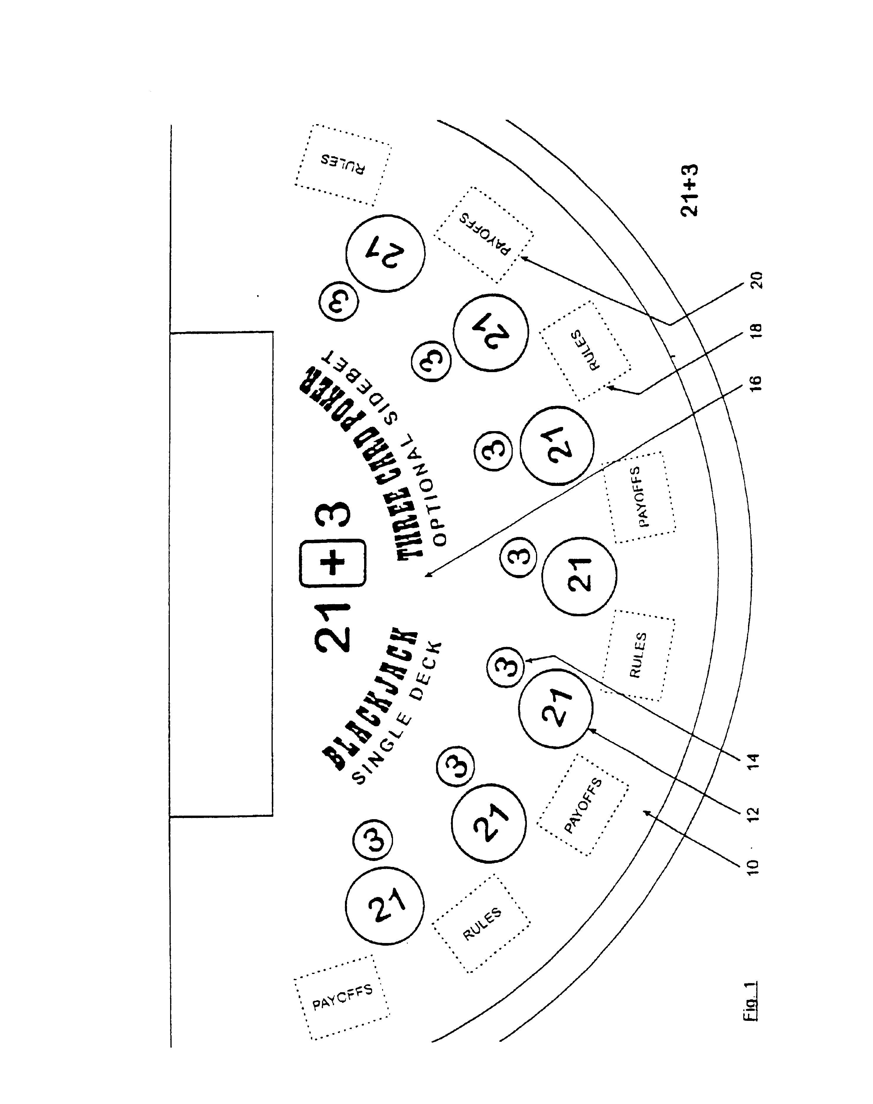 Composite payout for casino game