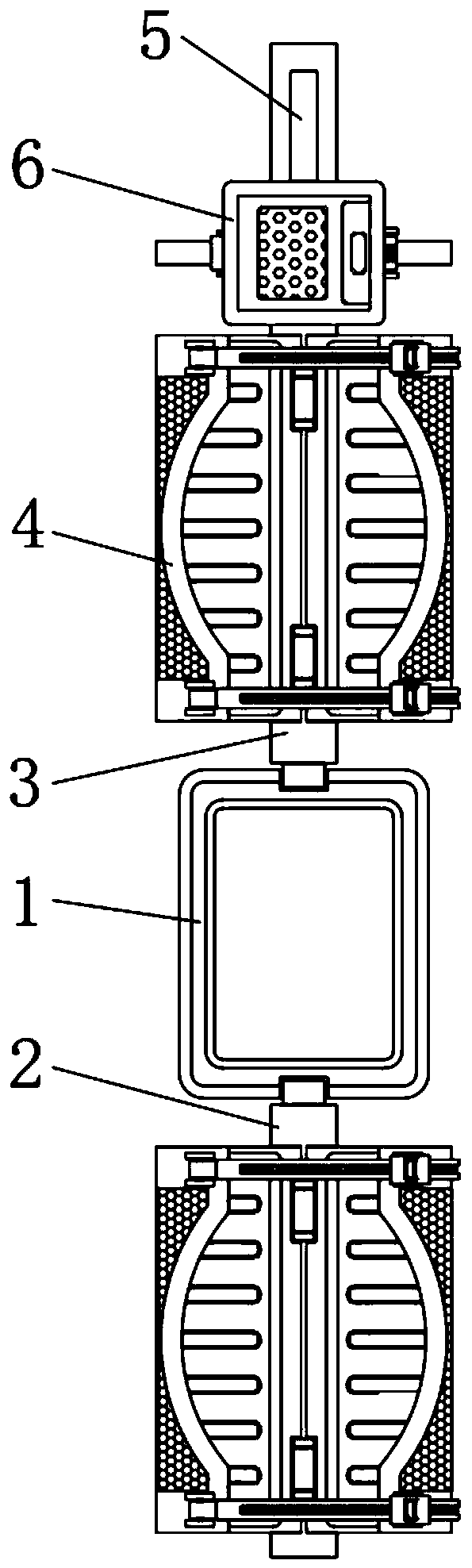 Temporary limb fixing structure with auxiliary positioning structure for transfusion