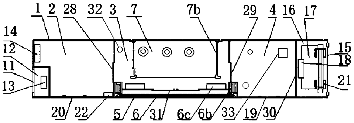 A modular full-function expansion atmosphere monitoring mobile platform and a monitoring use method