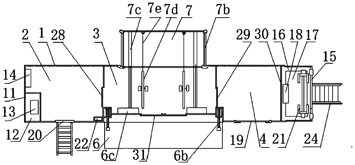 A modular full-function expansion atmosphere monitoring mobile platform and a monitoring use method