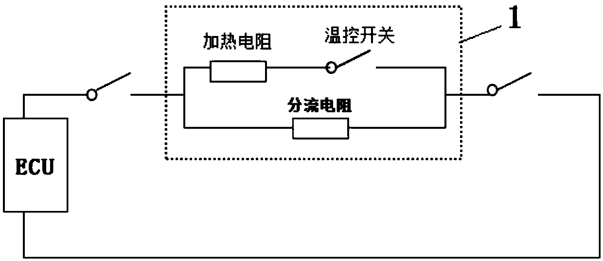 Examination heating device for crank case breather pipe, breather pipe, ventilating system and automobile