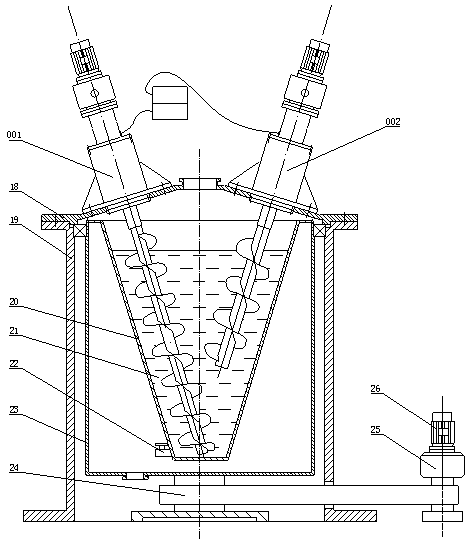 Magnetorheological polishing fluid strong mixed flow field dispersion device and method