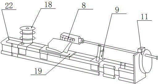 Traction mechanism for drilling rig towed by drilling rig