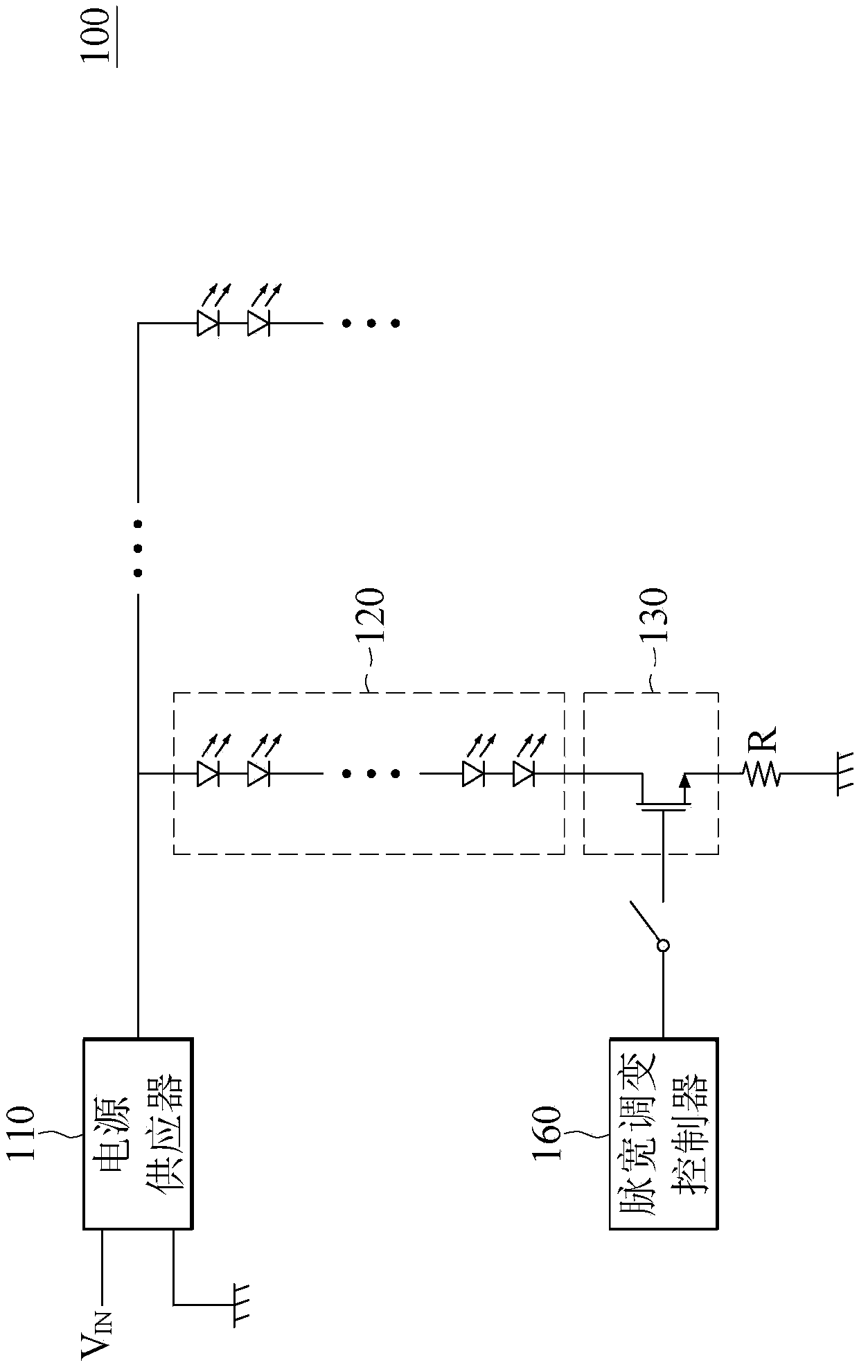 Adaptive backlight device, system and control method thereof