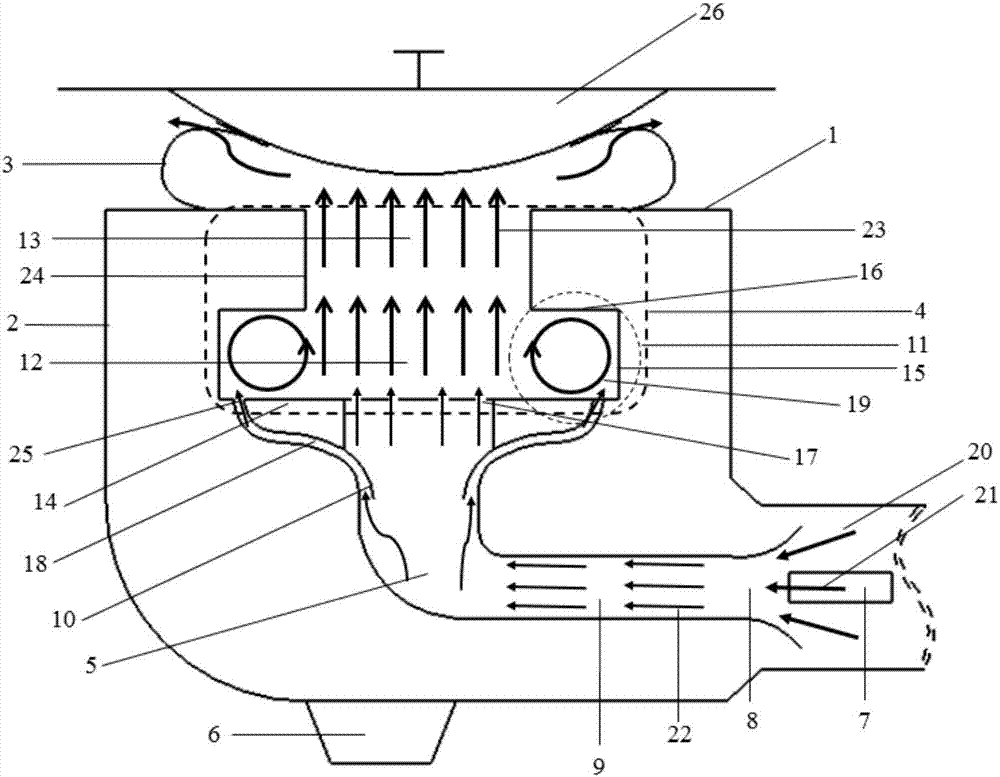 A Novel Concave Flame Stabilizing Gas Stove and Its Application Method