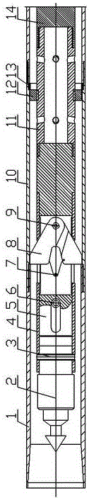 Hydraulic control natural gas hydrate hole bottom frozen rope core drill and coring method