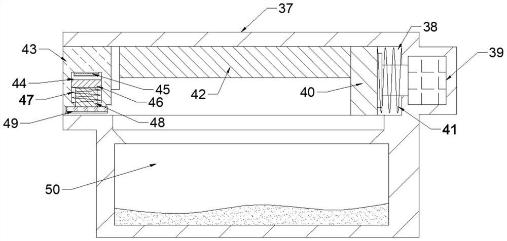 Honey purifying and processing device capable of avoiding impurity residues in crystals