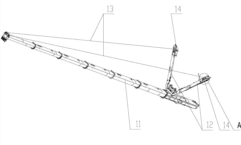 Crane and superlift winch rope coiling control system thereof