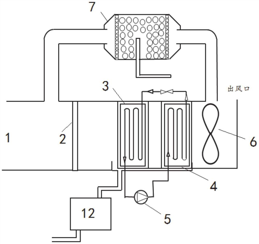 Air water taking and purifying integrated device and method