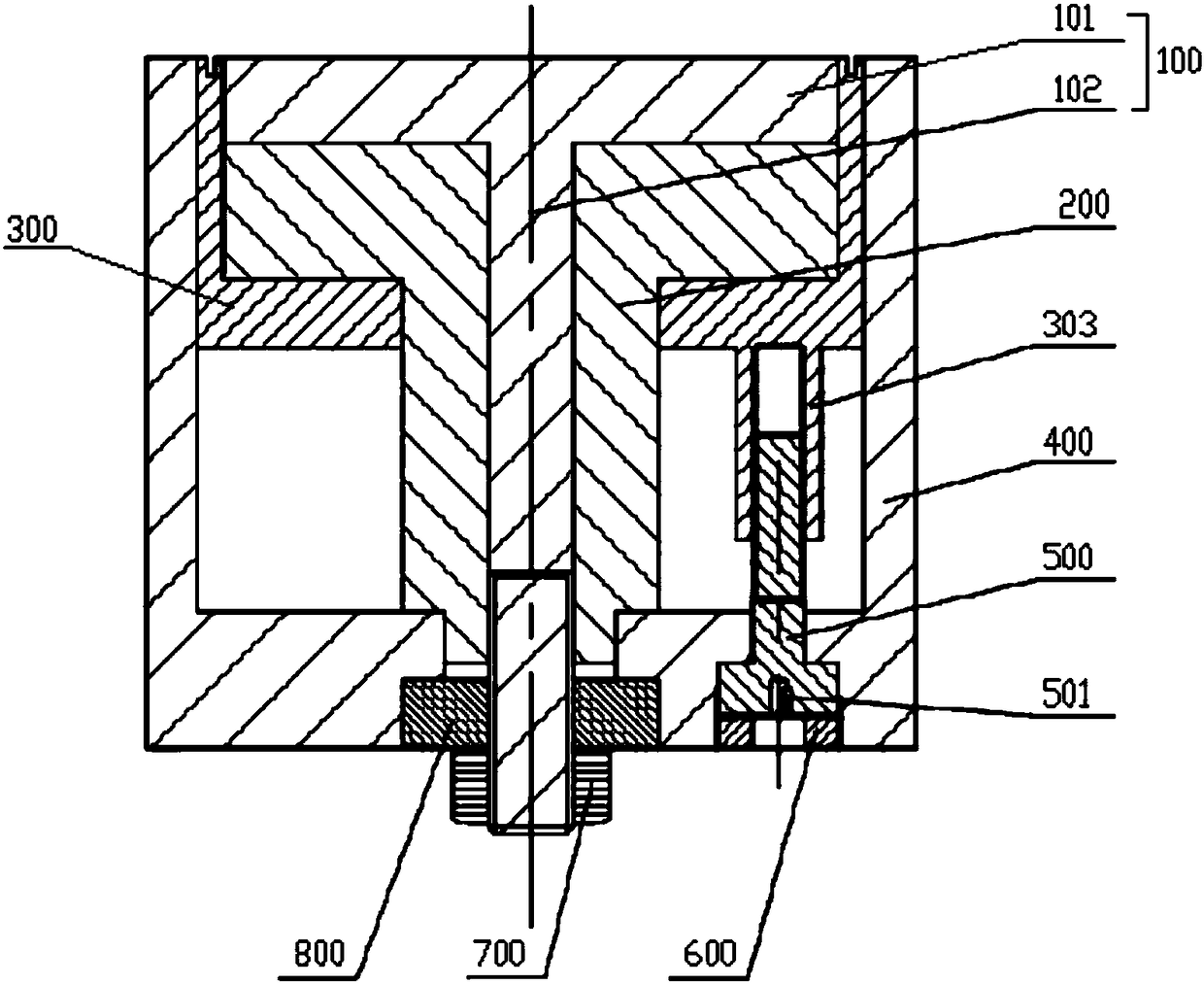 Clearance-adjustable Faraday probe