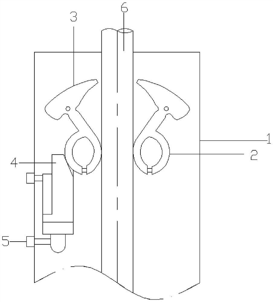 A compound metal material sealing inner blowout prevention tool