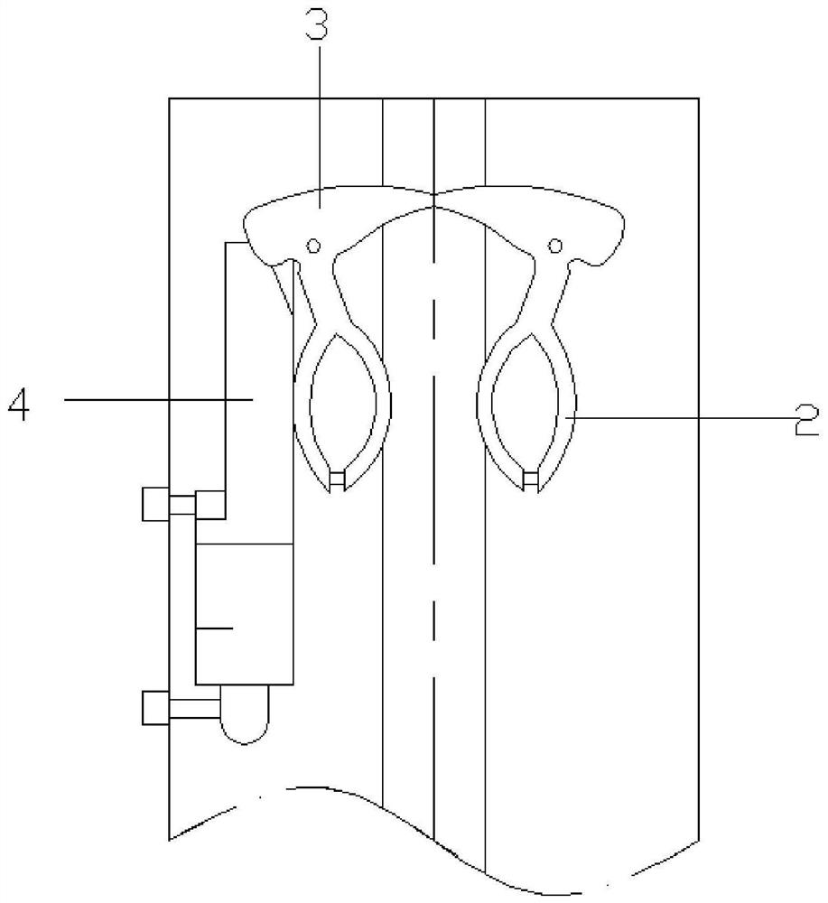 A compound metal material sealing inner blowout prevention tool