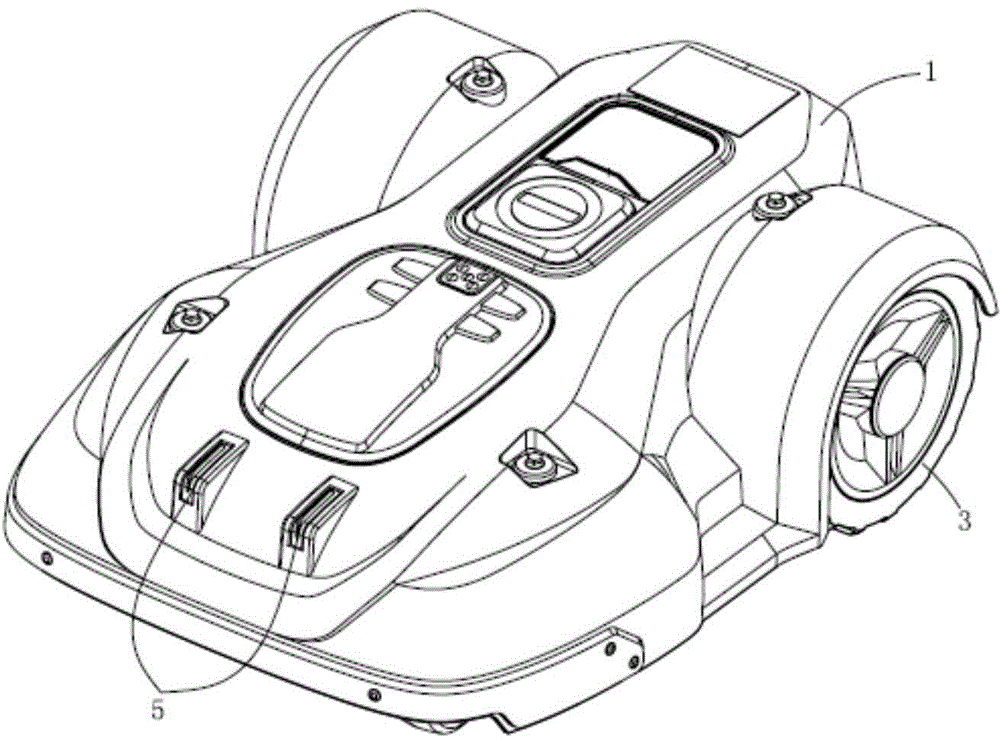 Robot mower and battery detection method thereof