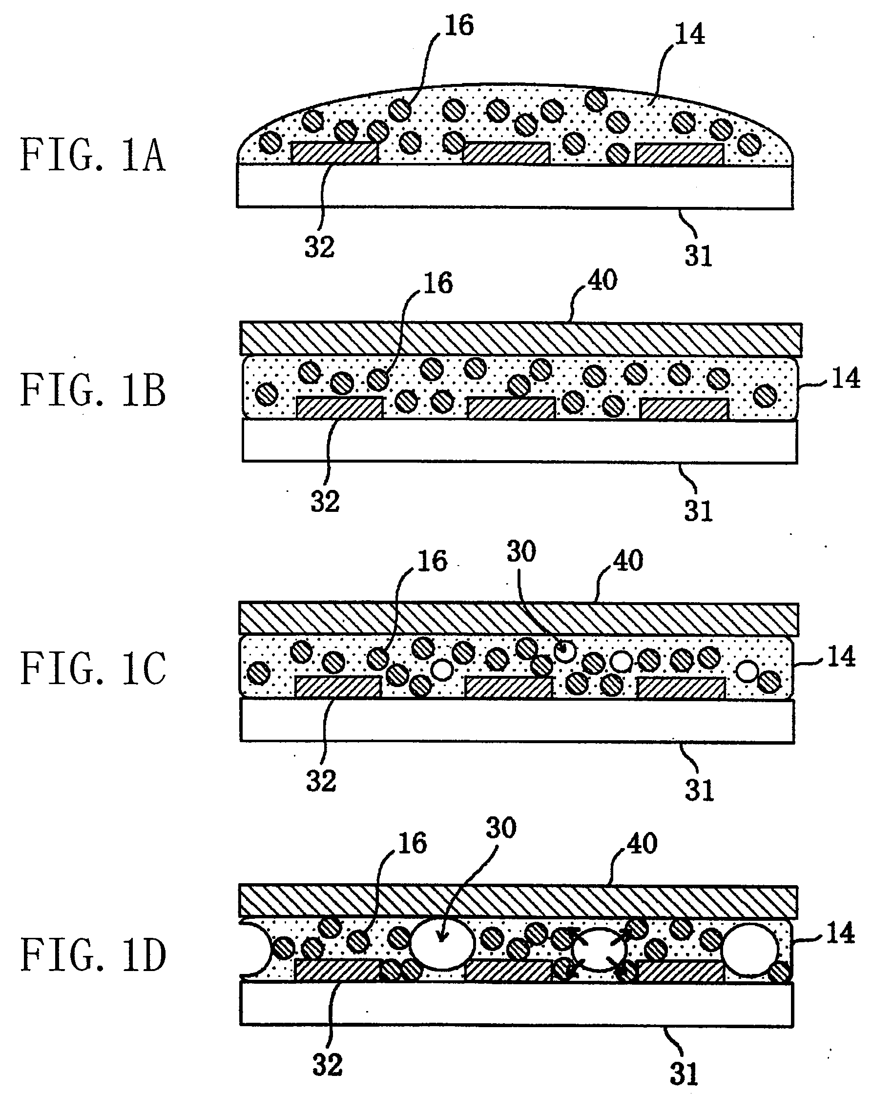 Method for forming conductive pattern and wiring board