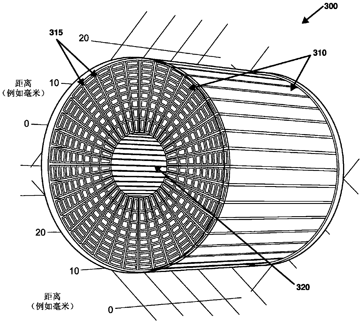 Acoustic holographic recording and reproduction system using meta material layers