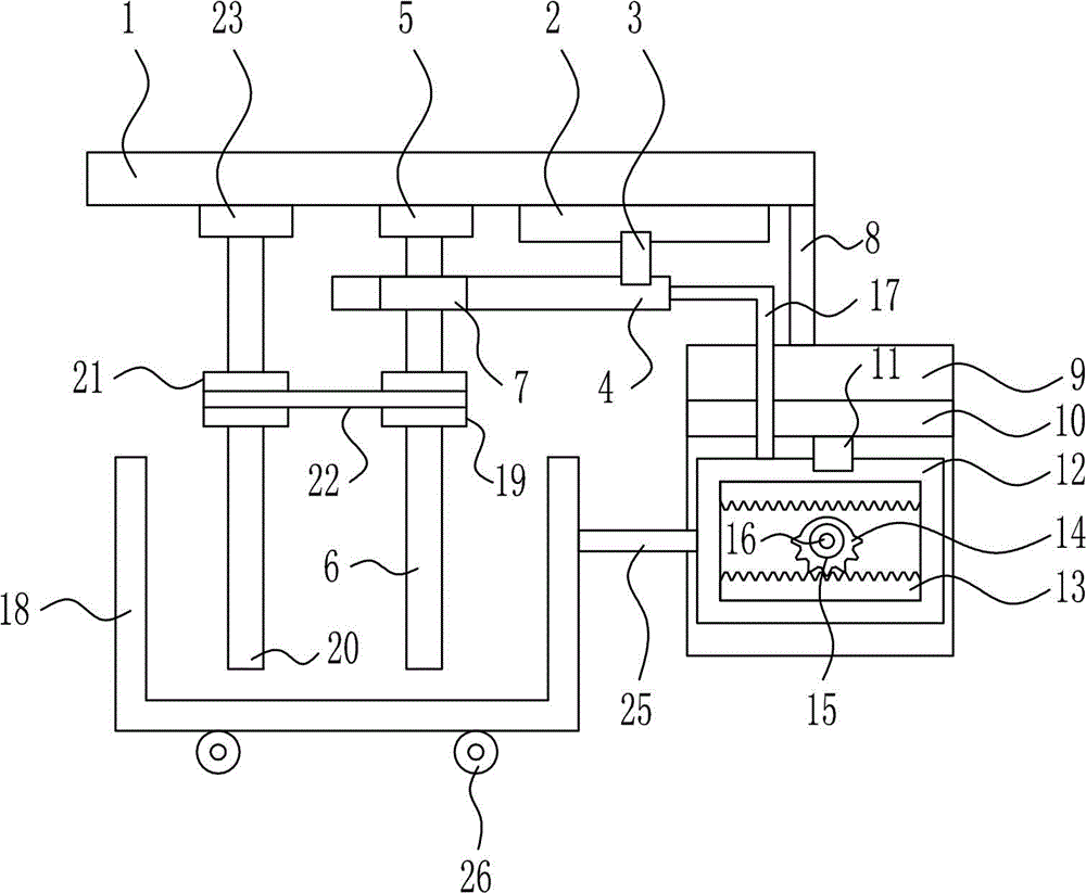 Highly-efficient multiple rods stirring type stirring equipment