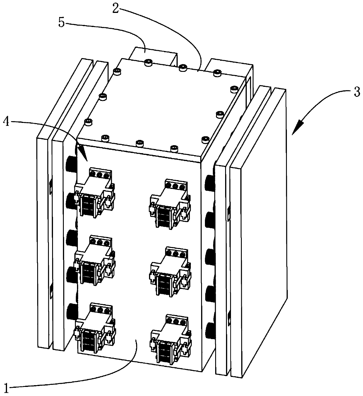 Lithium battery pack shell and lithium battery pack specialized for industrial vehicle