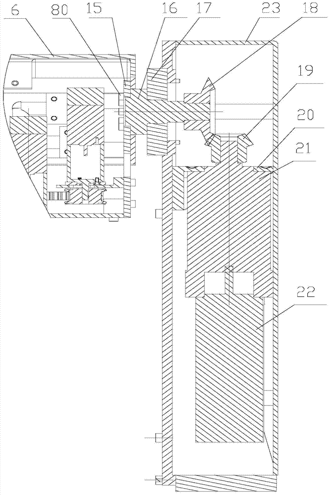 Operating control device for digestive endoscopy handle