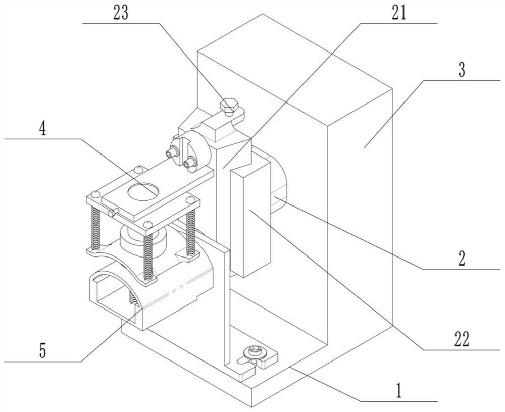 Ceramic green body filling device and application method thereof