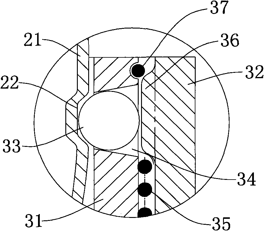 Vapor output structure of fumigation generator