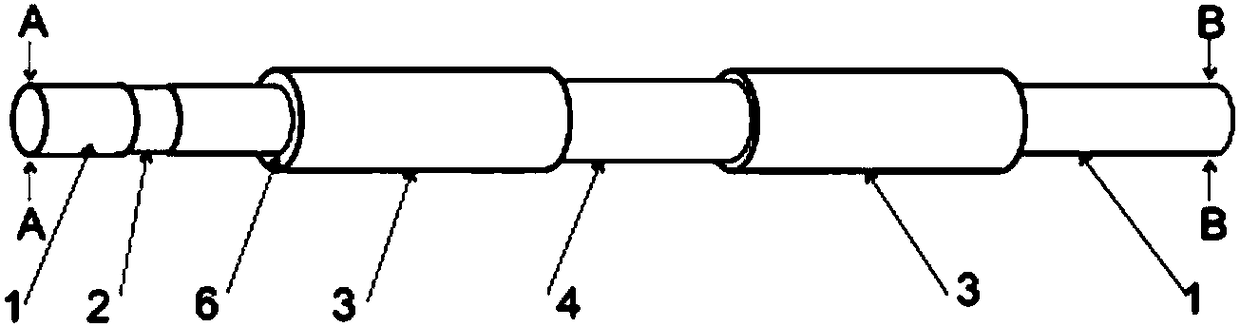 FBG packaging structure capable of monitoring soil-body small deformation and packaging method