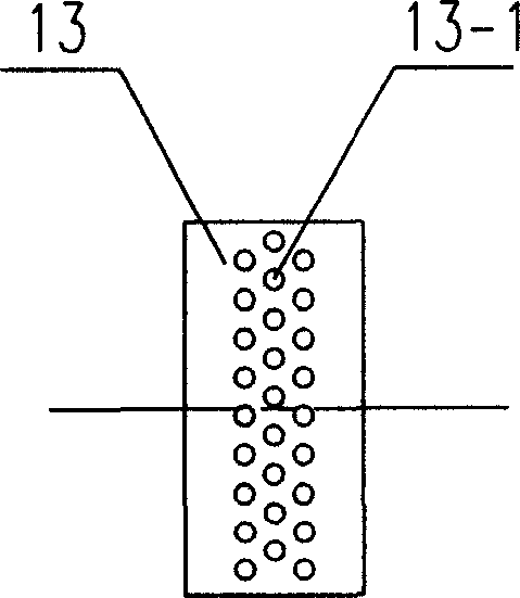 Fiber collecting device for condensed ring spinner