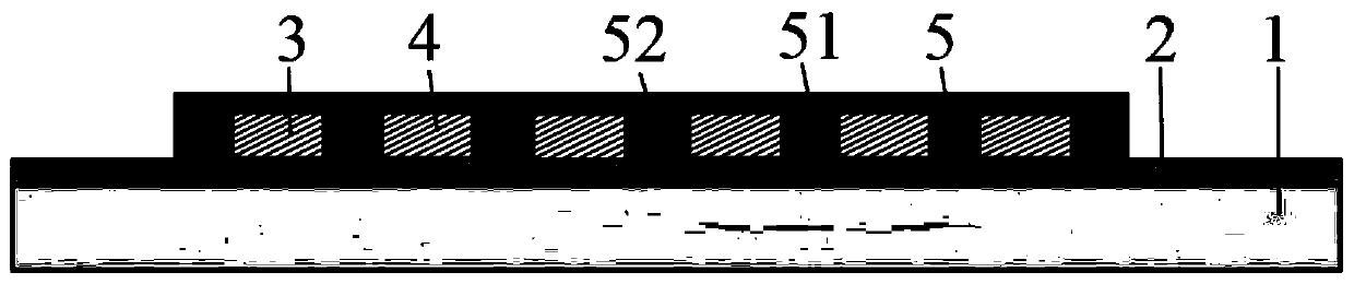 Molybdenum disulfide doped nano-silver particle composite humidity sensor and preparation method thereof