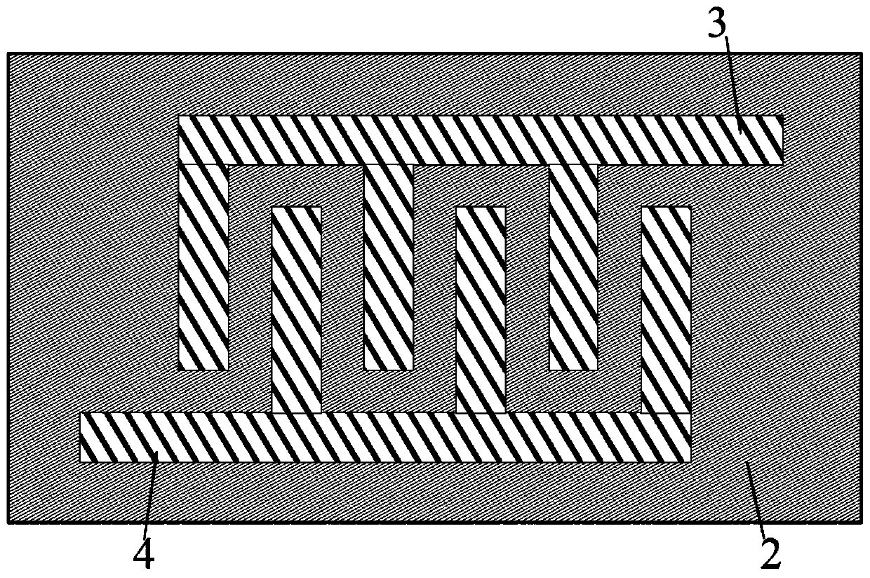 Molybdenum disulfide doped nano-silver particle composite humidity sensor and preparation method thereof