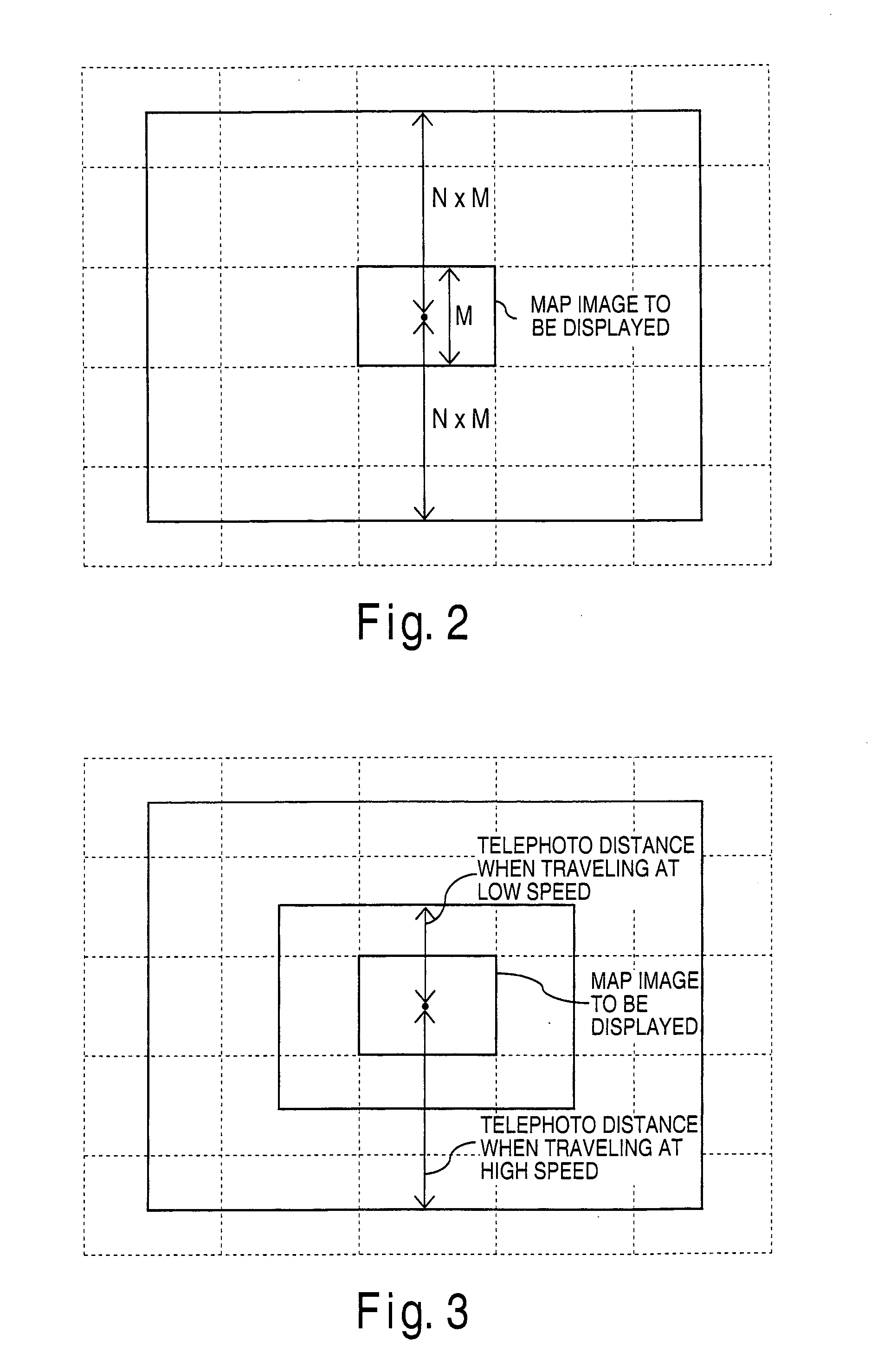 Map image display device