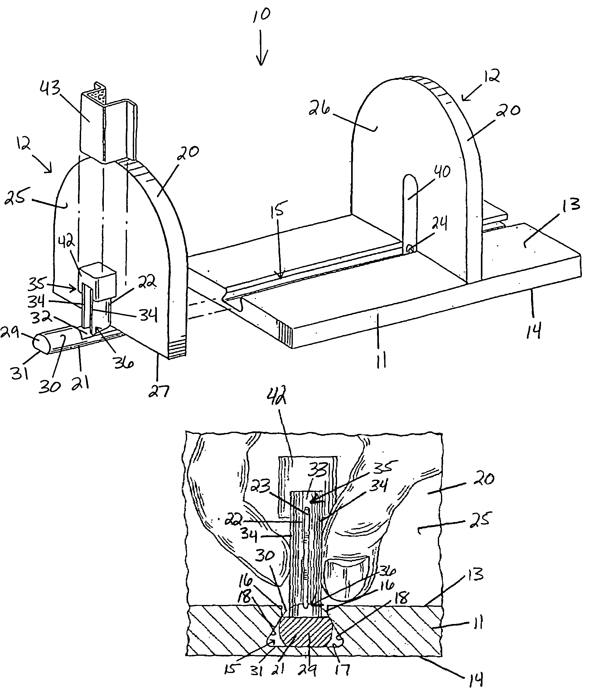 Article stowage system