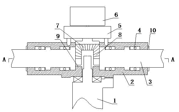 Rotor head structure of gyroplane and control method of gyroplane vertical launching