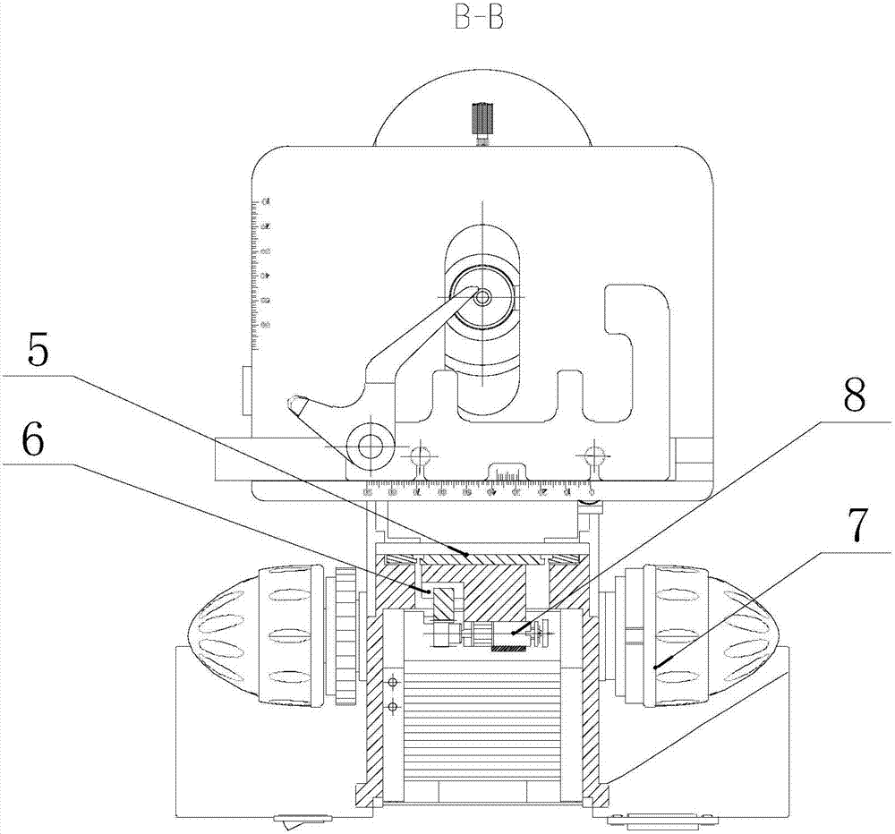 Intelligent microscope objective table elevating mechanism and intelligent microscope composed by same