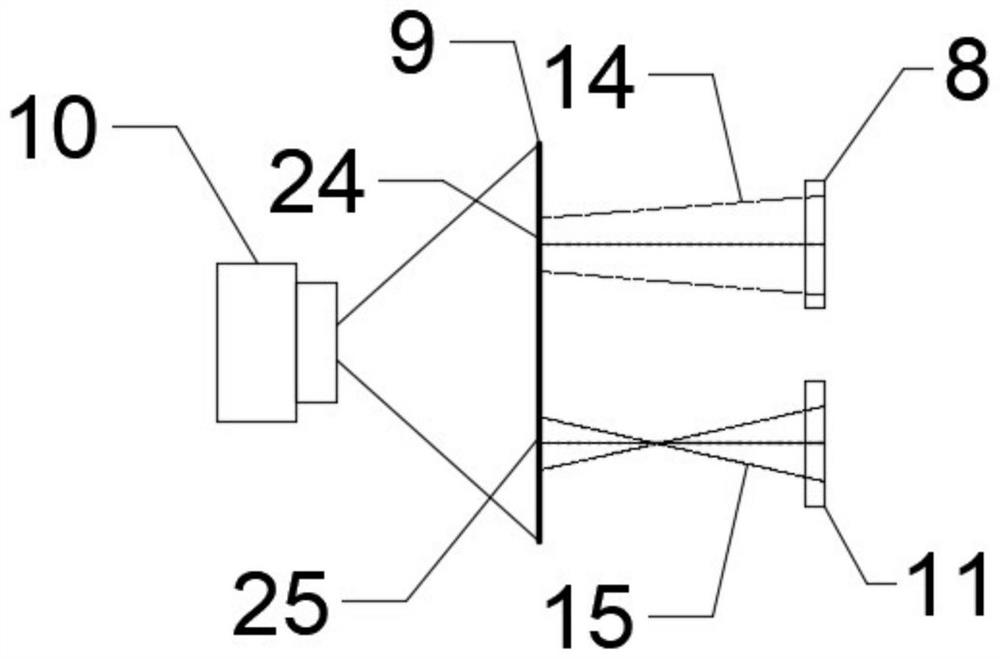 Real-time laser automatic focusing device and method