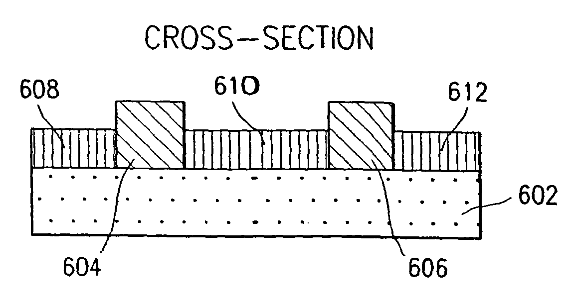 Process for forming a patterned thin film structure for in-mold decoration