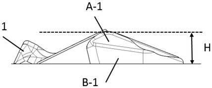 Gasoline engine combustion chamber and automobile