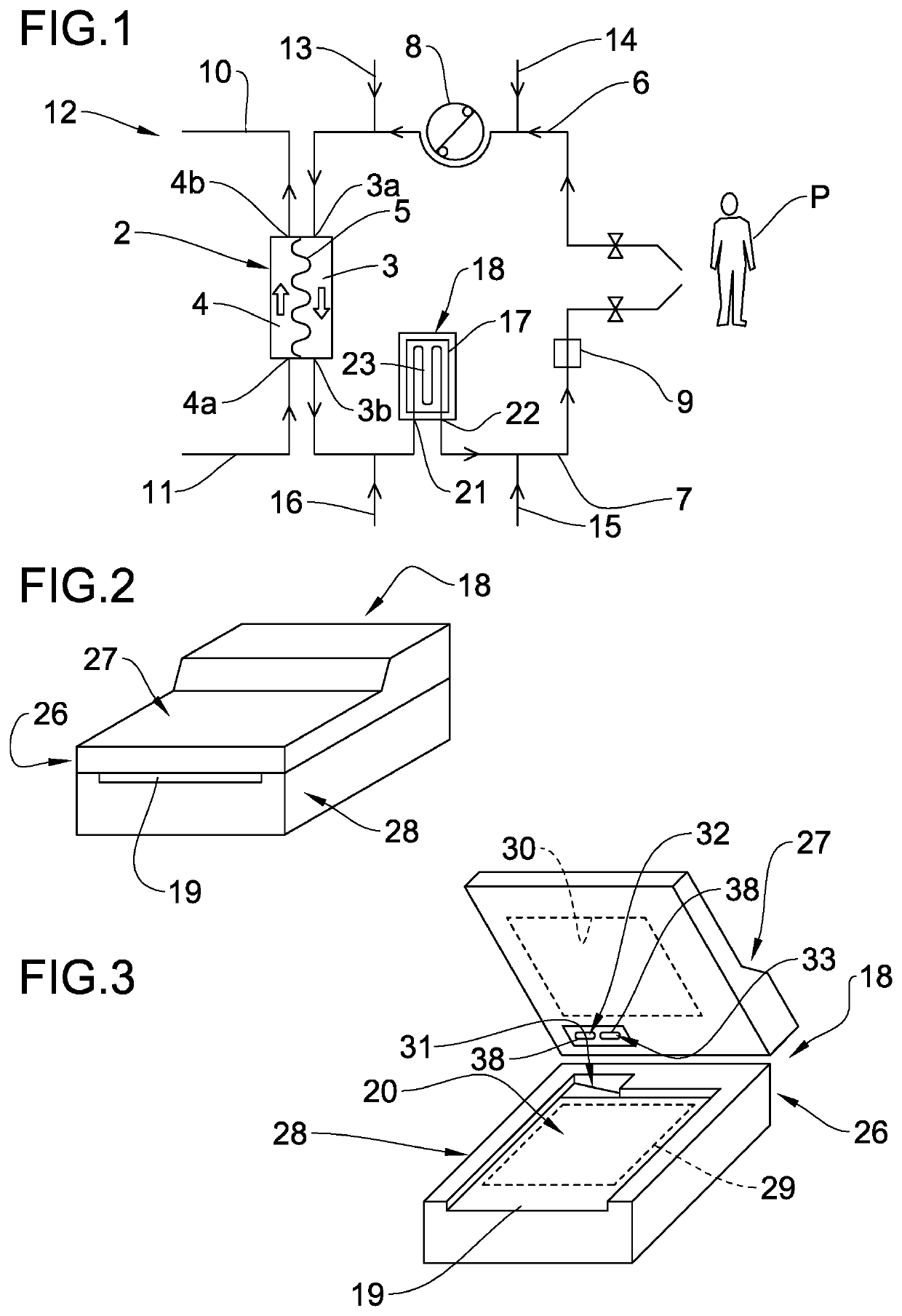 Fluid temperature control device for an extracorporeal blood treatment apparatus and extracorporeal blood treatment apparatus