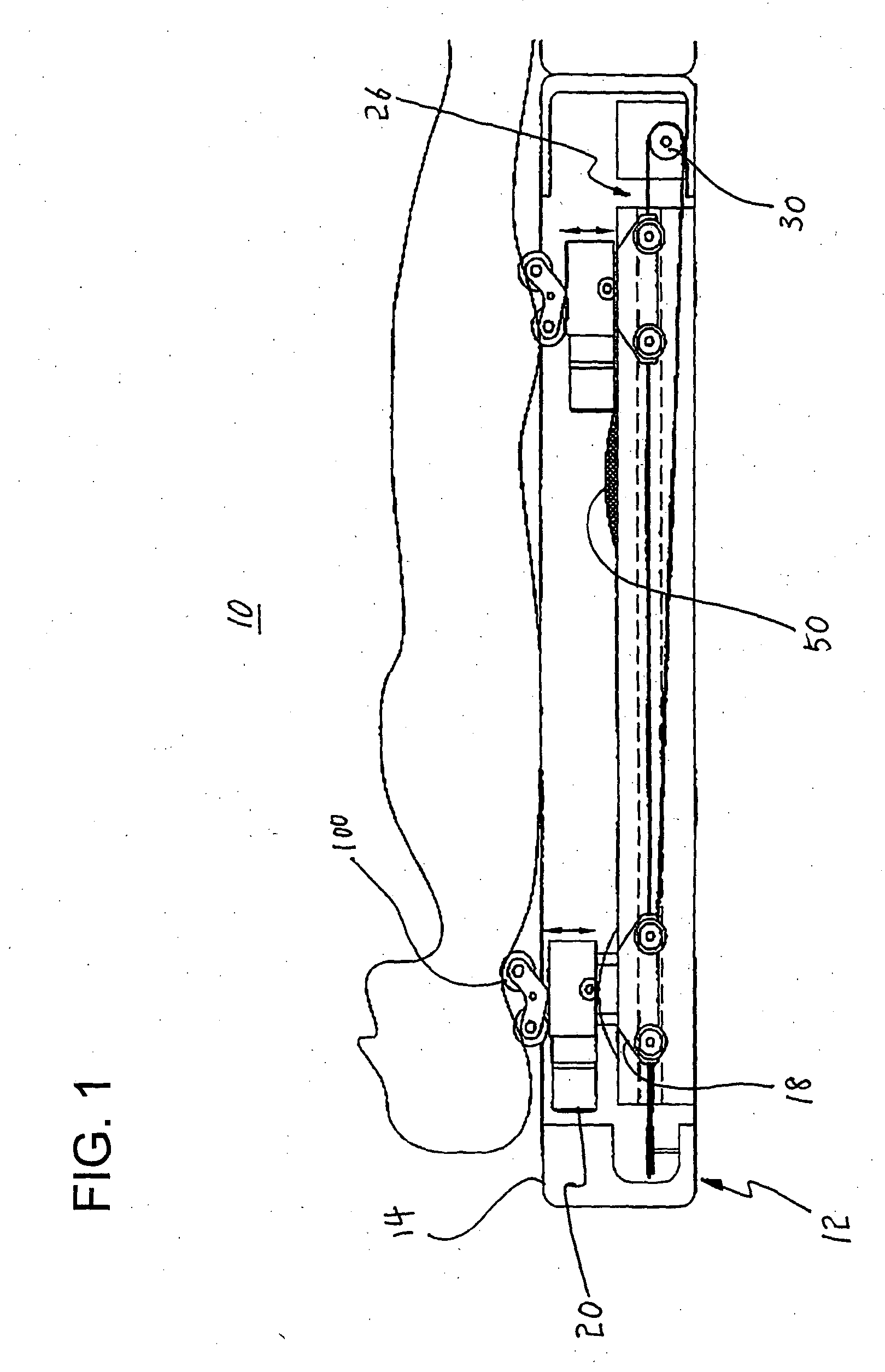 Lie-down massager