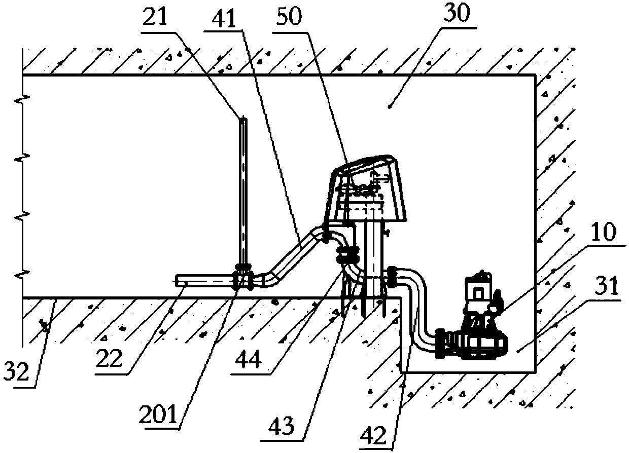 Aeration integration device, control method and rainwater rainwater storage tank