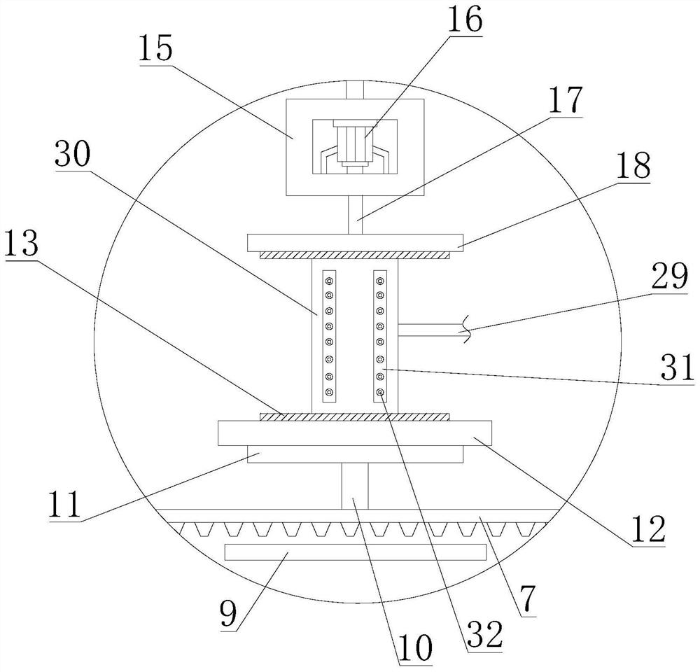 Paint spraying and drying integrated machine for hardware processing