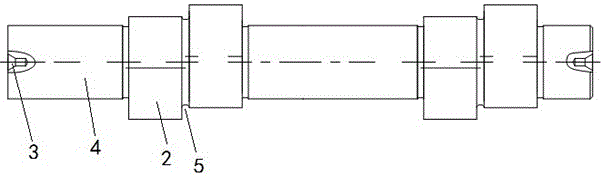 High-precision crank shaft for speed reducer and machining method thereof