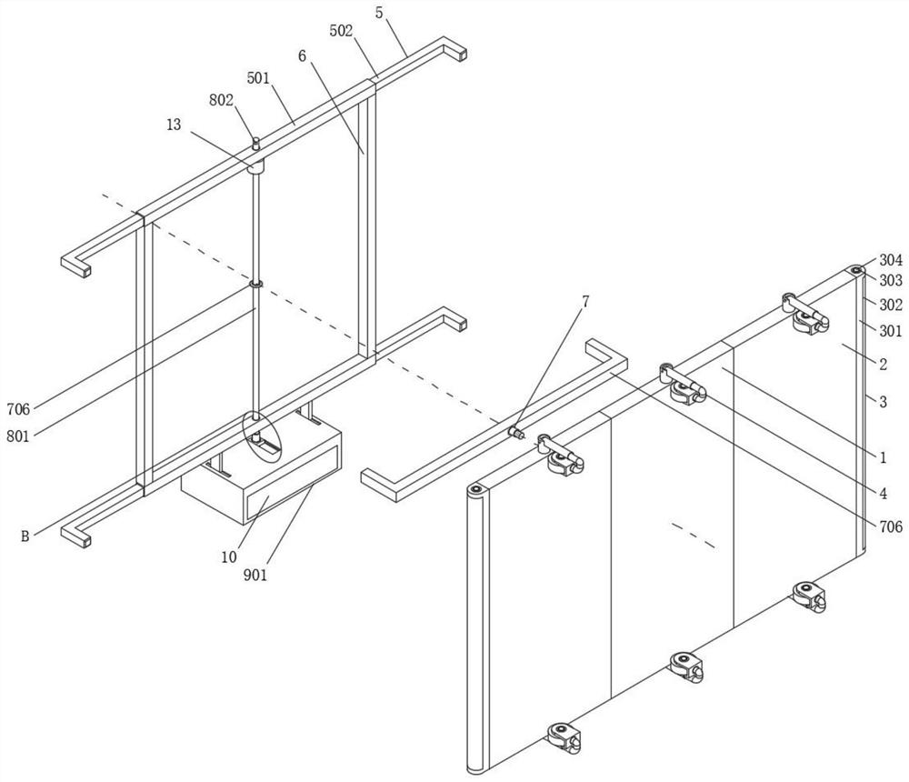 Propaganda device convenient for space expansion and use method thereof