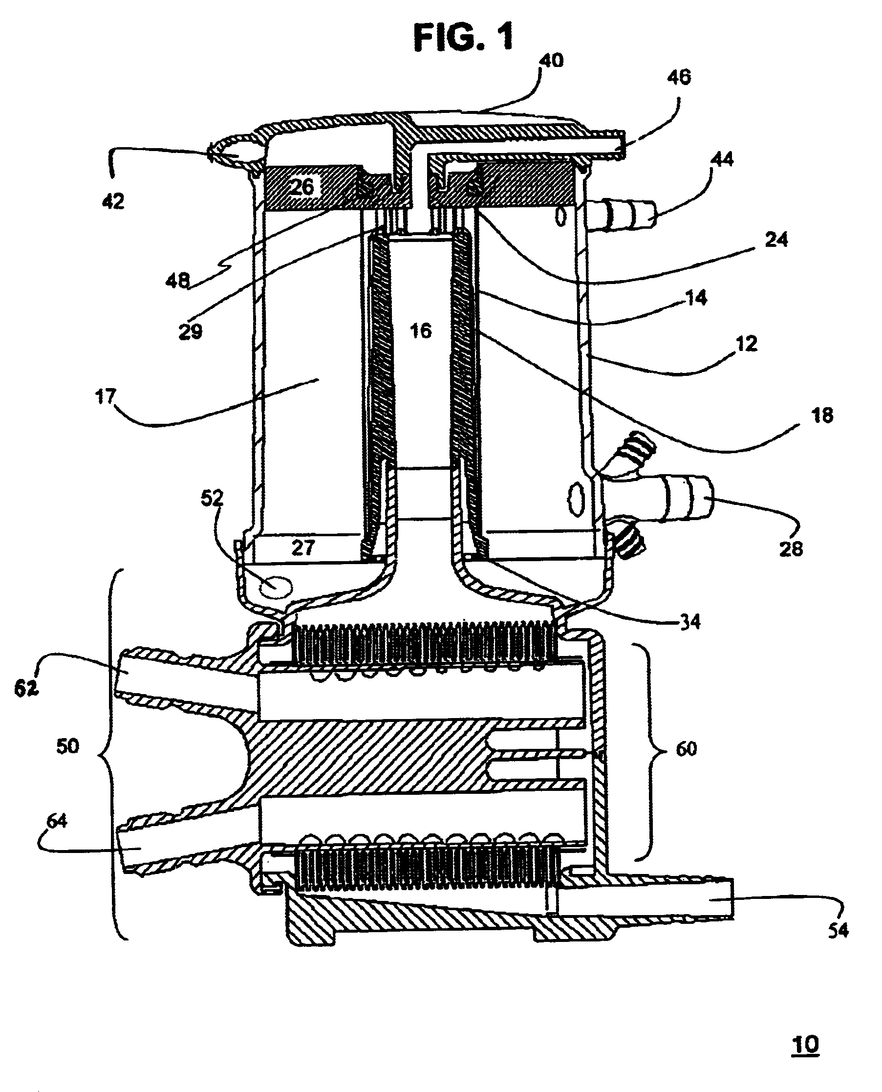 Fluid oxygenator with access port