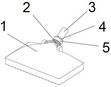 Dust-collection head applicable to textile fabrics